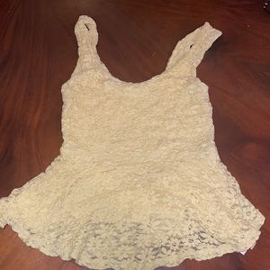 Xs Pins & Needles Lace Tank Top